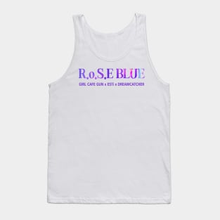 Dreamcatcher Rose Blue x Girl Cafe Gun Tank Top